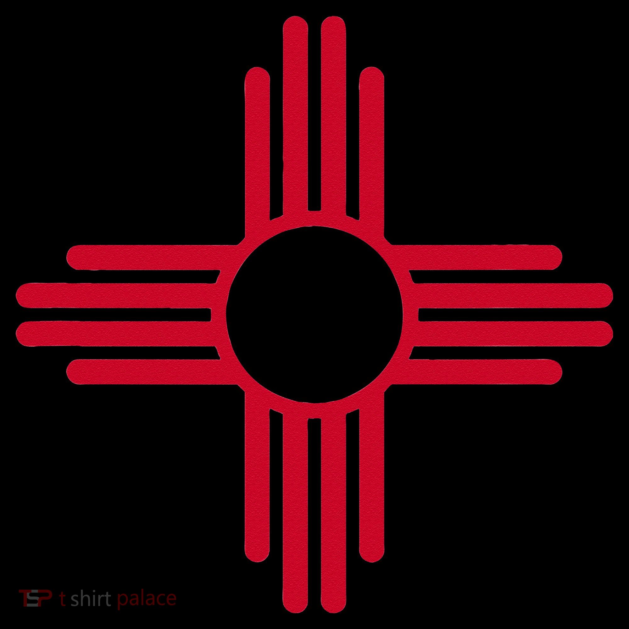 New Mexico State Flag Zia Sun Symbol Visor