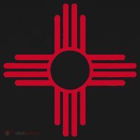 New Mexico State Flag Zia Sun Symbol Tote Bag thumb 4