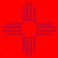 New Mexico State Flag Zia Sun Symbol Santa Hat thumb 1