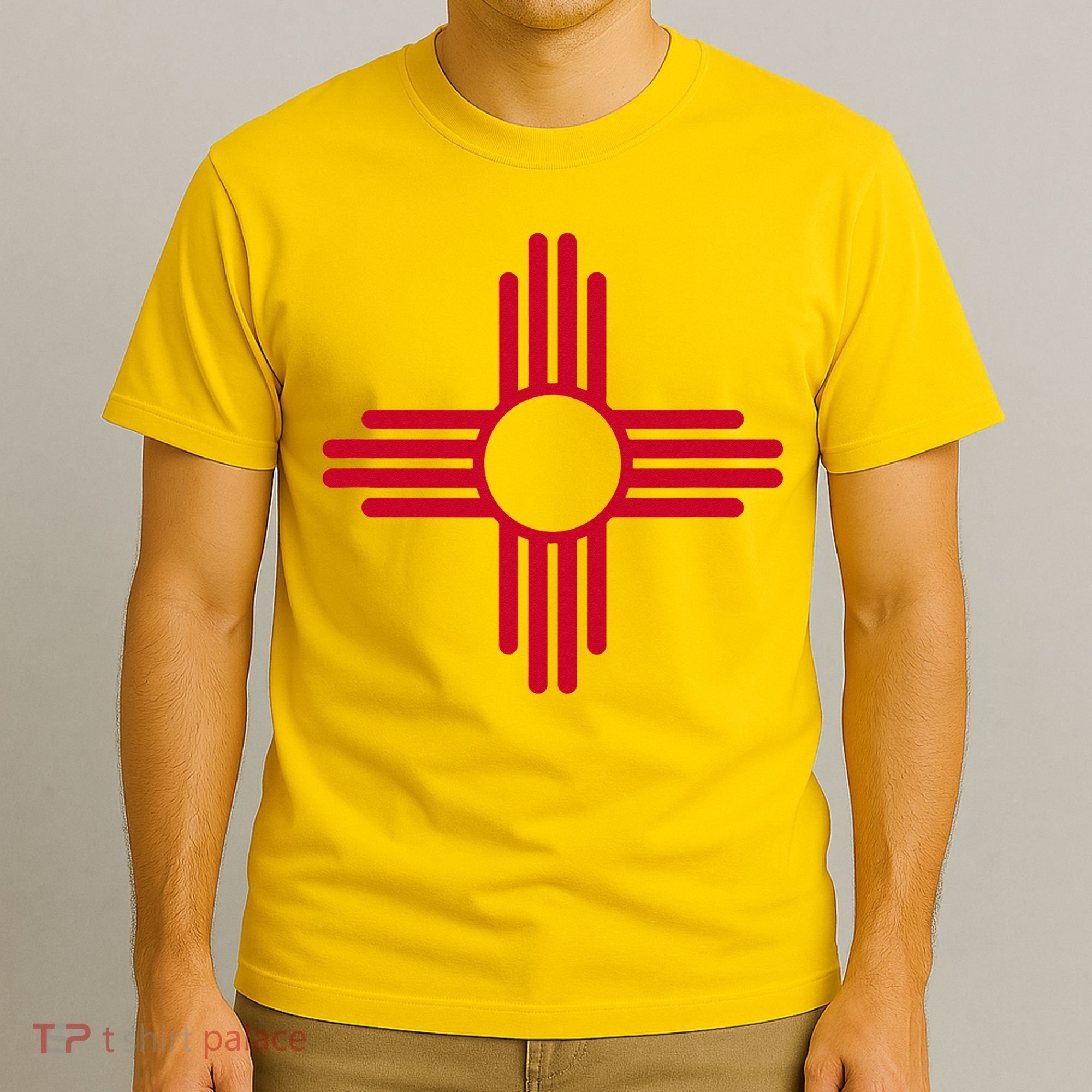 New Mexico State Flag Zia Sun Symbol T-Shirt