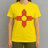 New Mexico State Flag Zia Sun Symbol T-Shirt thumb 4