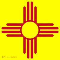 New Mexico State Flag Zia Sun Symbol Baby Bodysuit thumb 2