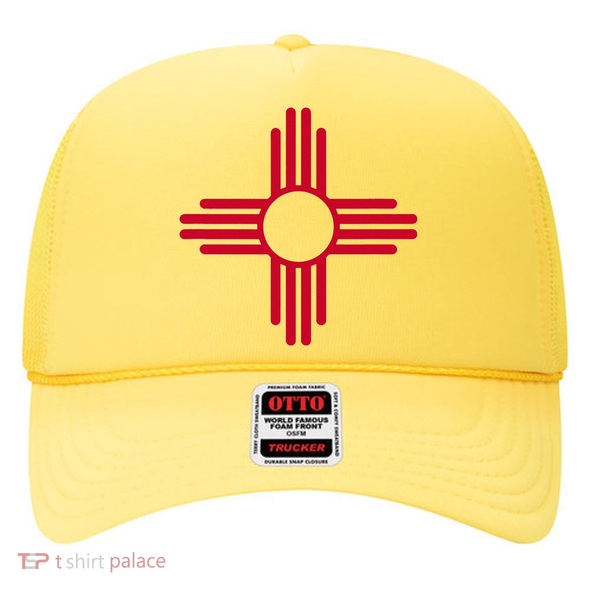 New Mexico State Flag Zia Sun Symbol Hat