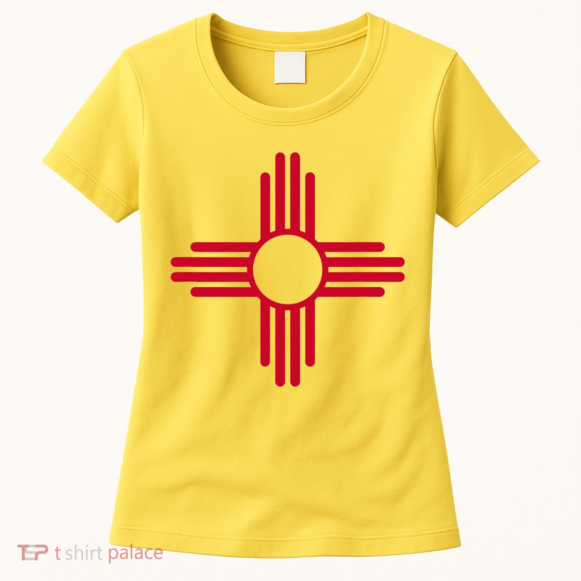 New Mexico State Flag Zia Sun Symbol Women's T-Shirt