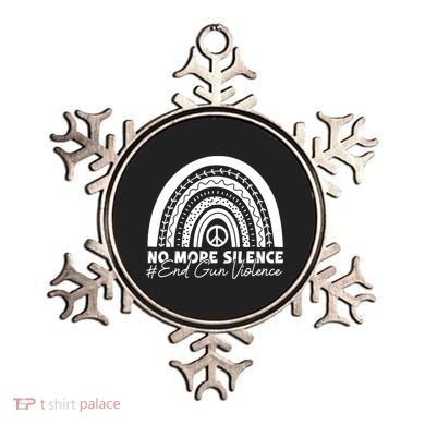 No More Silence End Gun Violence Awareness Day Wear Orange Ornament