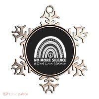 No More Silence End Gun Violence Awareness Day Wear Orange Ornament thumb 0