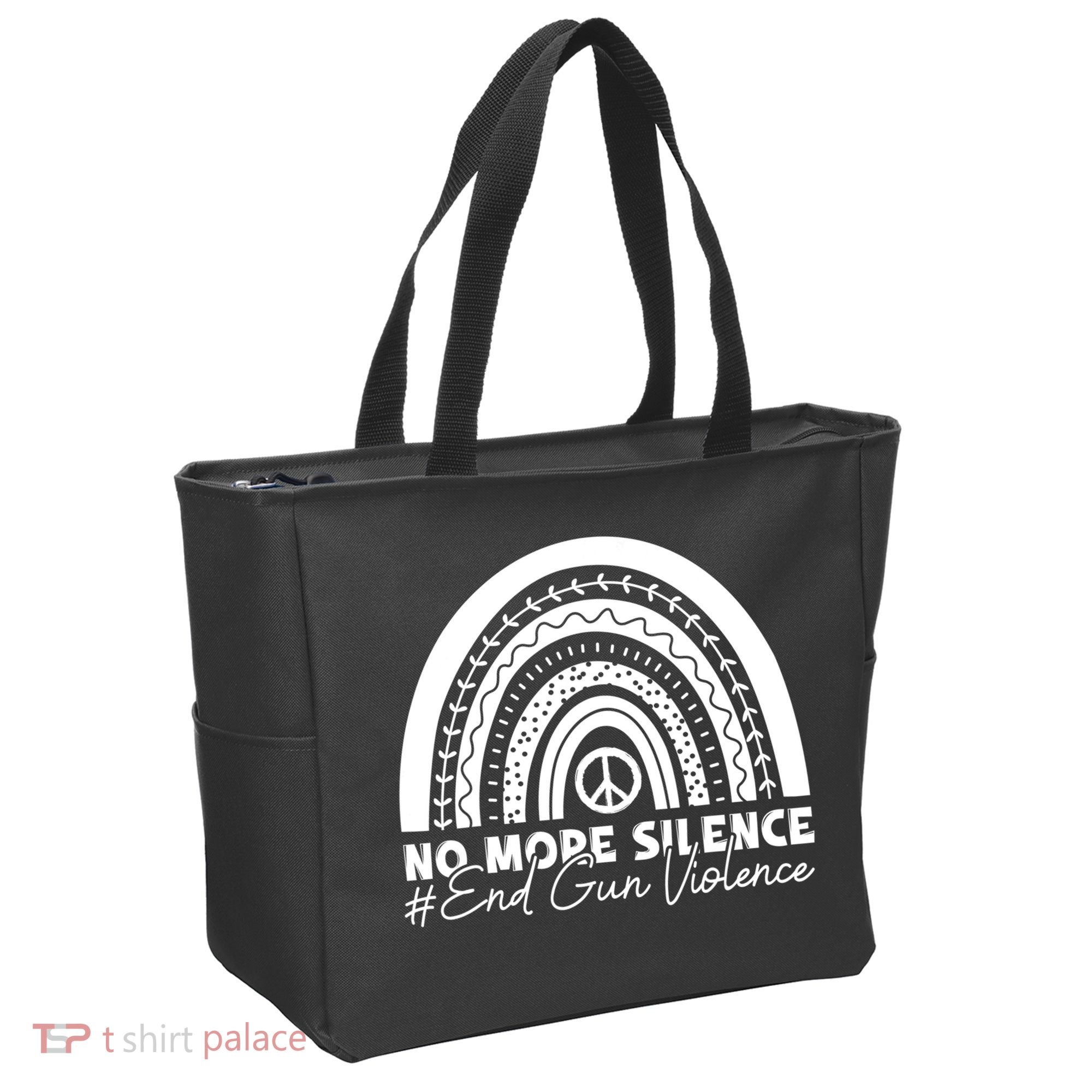 No More Silence End Gun Violence Awareness Day Wear Orange Tote Bag