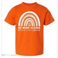 No More Silence End Gun Violence Awareness Day Wear Orange Toddler T-Shirt thumb 0