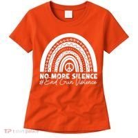 No More Silence End Gun Violence Awareness Day Wear Orange Women's T-Shirt thumb 0