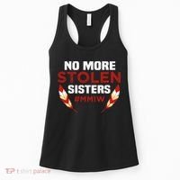 No More Stolen Sisters MMIW Missing Murdered Indigenous Girl Women's Tank Top thumb 0