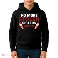 No More Stolen Sisters MMIW Missing Murdered Indigenous Girl Kids Hoodie thumb 4