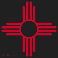 NEW MEXICO STATE FLAG ZIA SUN SYMBOL ALBUQUERQUE SANTA FE Women's Sweatshirt thumb 2