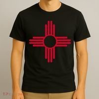 NEW MEXICO STATE FLAG ZIA SUN SYMBOL ALBUQUERQUE SANTA FE T-Shirt thumb 3