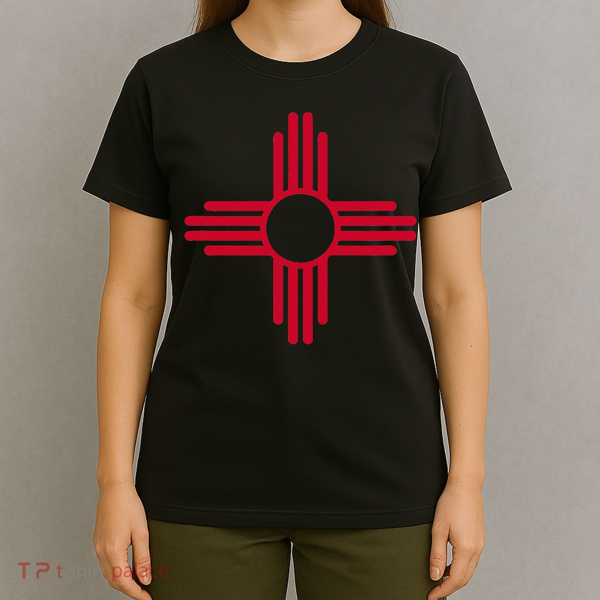 NEW MEXICO STATE FLAG ZIA SUN SYMBOL ALBUQUERQUE SANTA FE T-Shirt