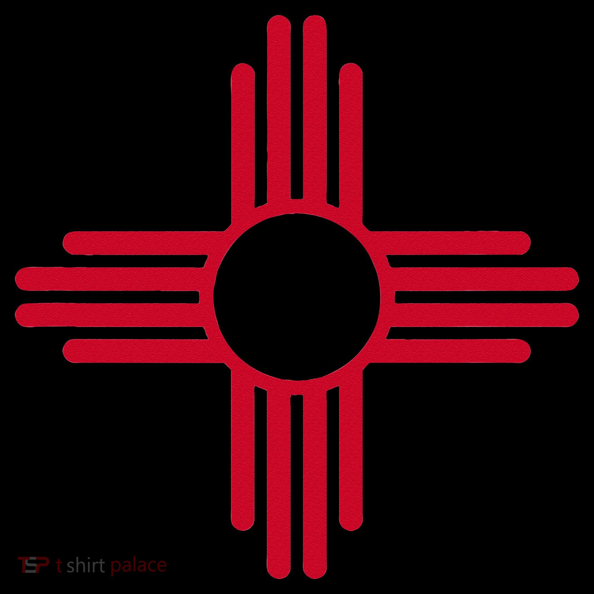NEW MEXICO STATE FLAG ZIA SUN SYMBOL ALBUQUERQUE SANTA FE T-Shirt