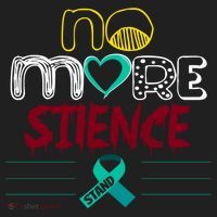 No More Sexual Assault Awareness Gift Teal Ribbon Gift Women's Sweatshirt thumb 2