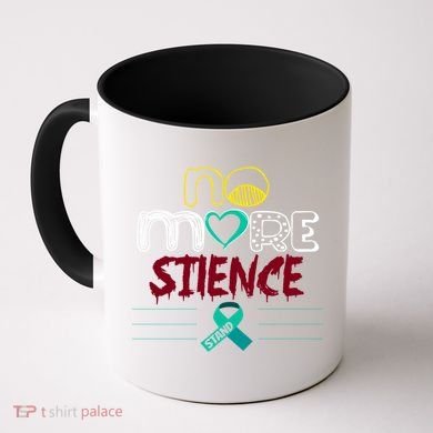No More Sexual Assault Awareness Gift Teal Ribbon Gift Coffee Mug