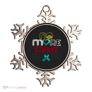 No More Sexual Assault Awareness Gift Teal Ribbon Gift Ornament
