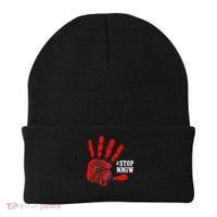 No More Stolen Sisters Stop MMIW Beanie thumb 0