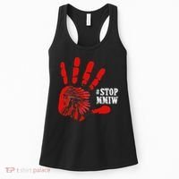 No More Stolen Sisters Stop MMIW Women's Tank Top thumb 0
