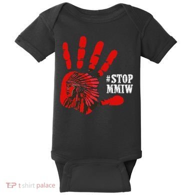 No More Stolen Sisters Stop MMIW Baby Bodysuit