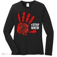 No More Stolen Sisters Stop MMIW Women's Long Sleeve Shirt thumb 0