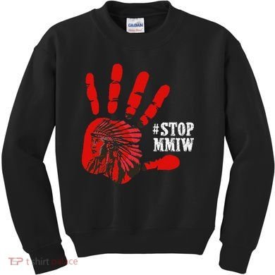 No More Stolen Sisters Stop MMIW Kids Sweatshirt