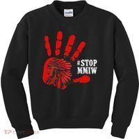 No More Stolen Sisters Stop MMIW Kids Sweatshirt thumb 0