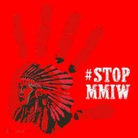 No More Stolen Sisters Stop MMIW Santa Hat thumb 1