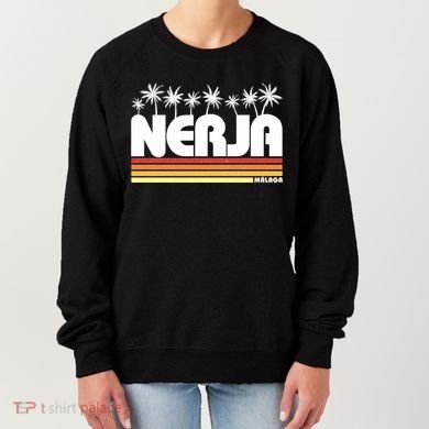 Nerja Malaga Spain Retro Tourism Gift Women's Sweatshirt