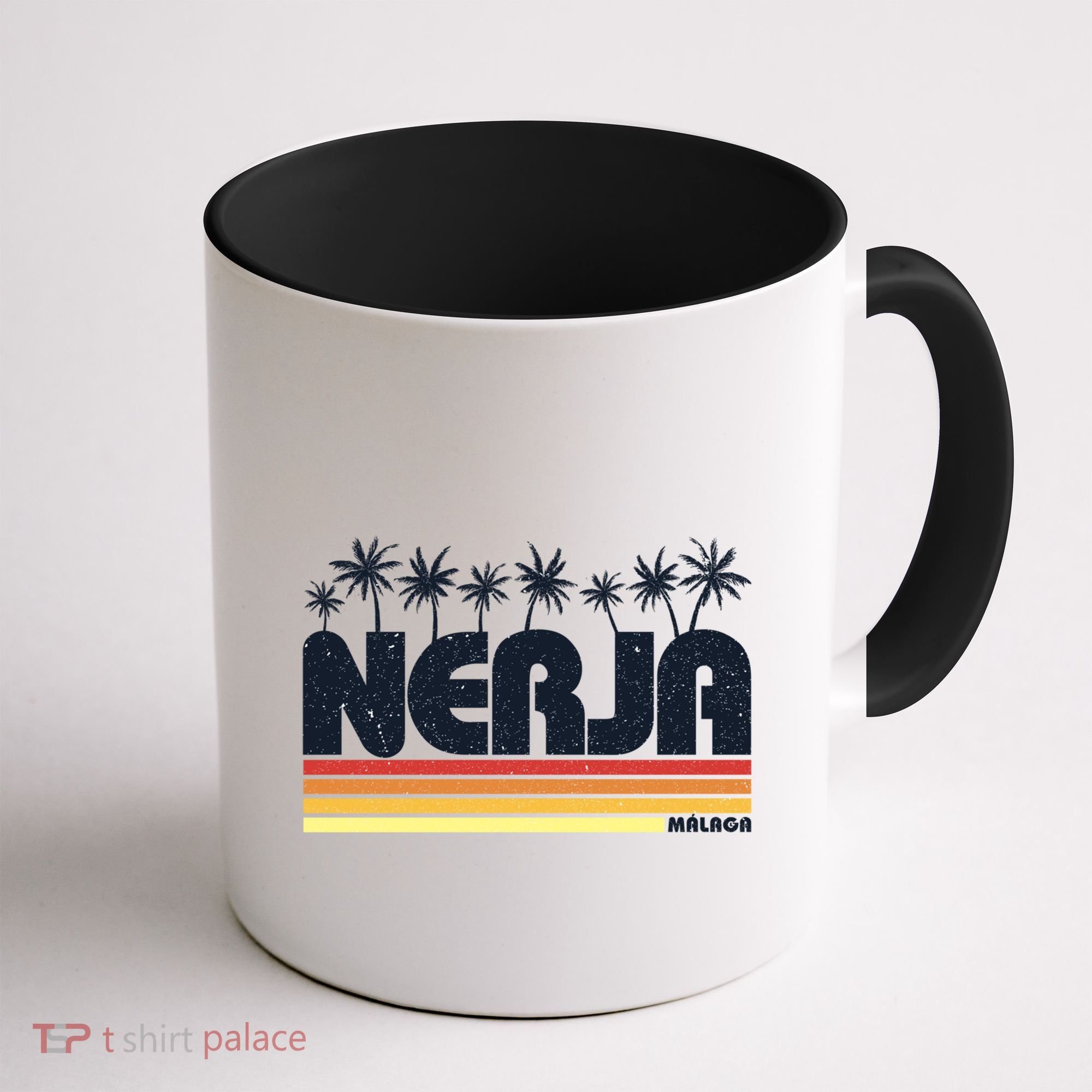 Nerja Malaga Spain Retro Tourism Gift Coffee Mug