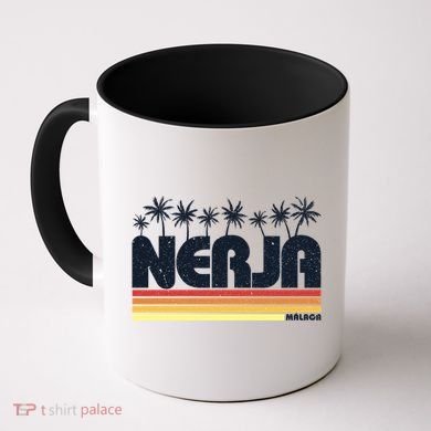 Nerja Malaga Spain Retro Tourism Gift Coffee Mug