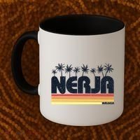 Nerja Malaga Spain Retro Tourism Gift Coffee Mug thumb 2