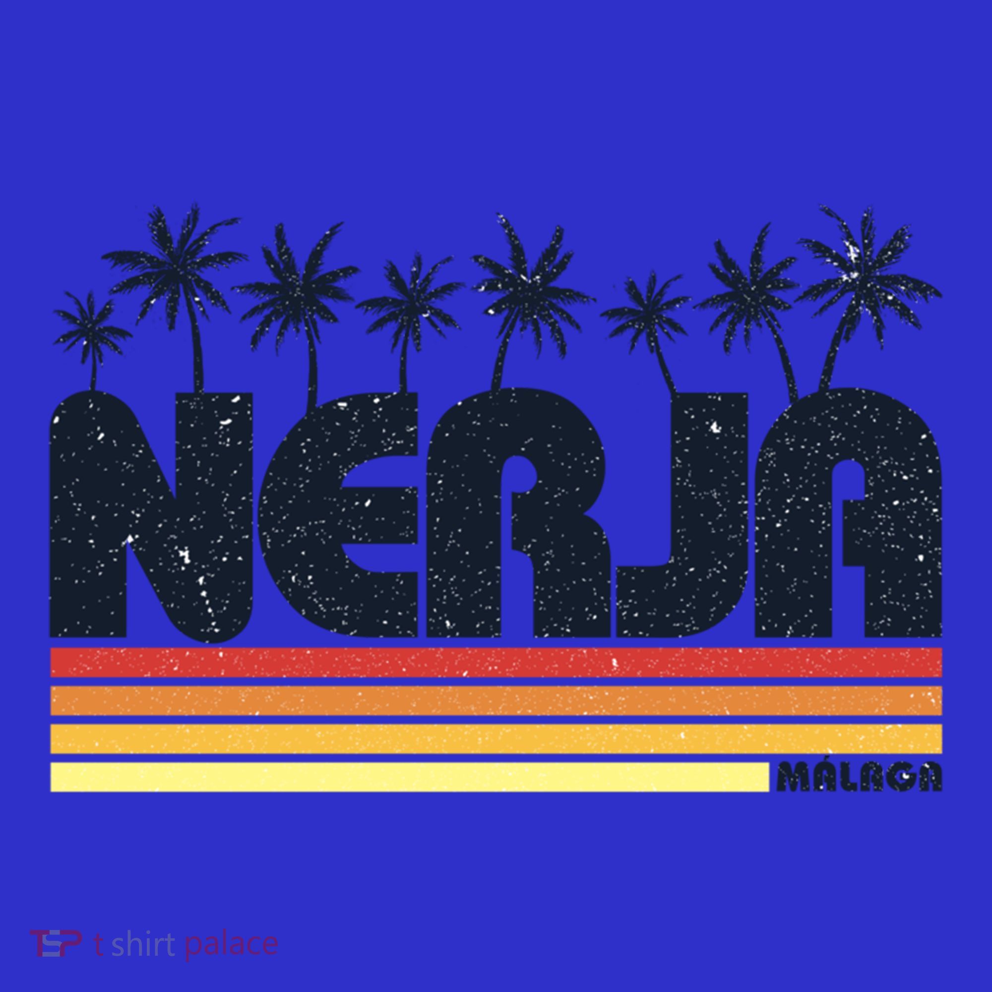Nerja Malaga Spain Retro Tourism Gift Hoodie