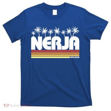Nerja Malaga Spain Retro Tourism Gift T-Shirt