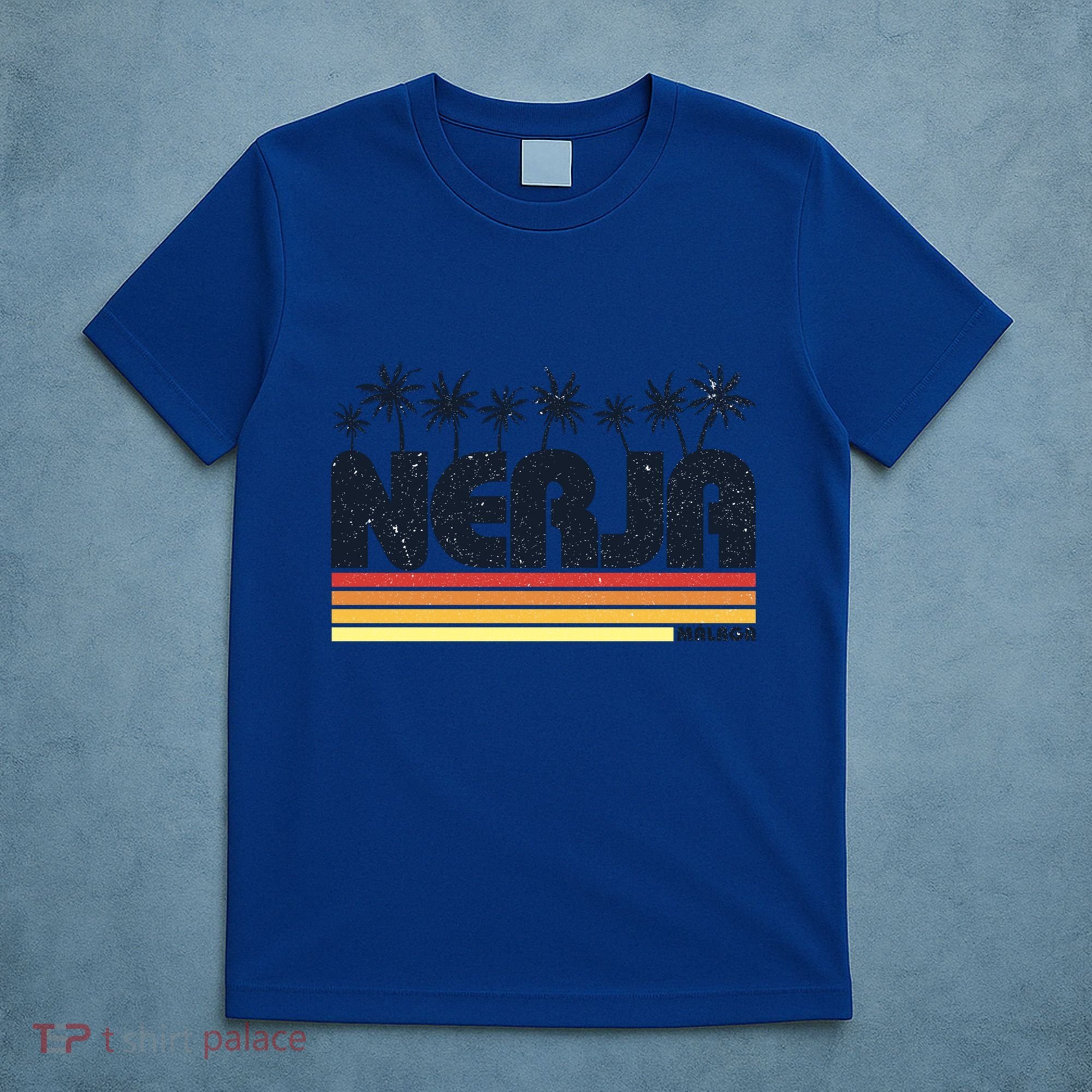 Nerja Malaga Spain Retro Tourism Gift T-Shirt