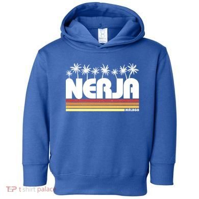 Nerja Malaga Spain Retro Tourism Gift Toddler Hoodie