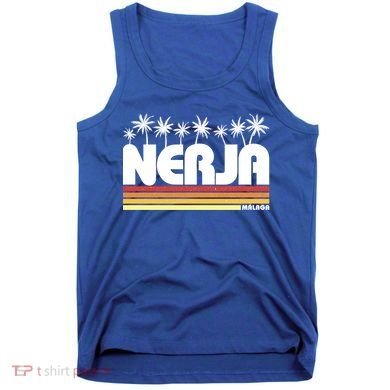 Nerja Malaga Spain Retro Tourism Gift Tank Top