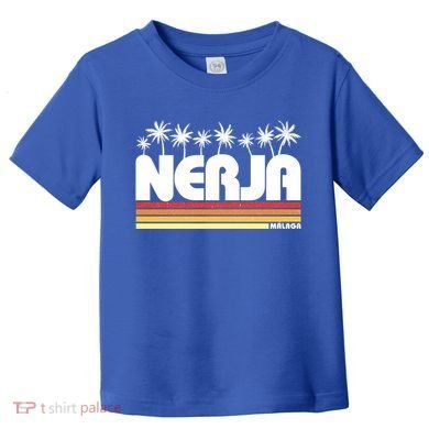 Nerja Malaga Spain Retro Tourism Gift Toddler T-Shirt