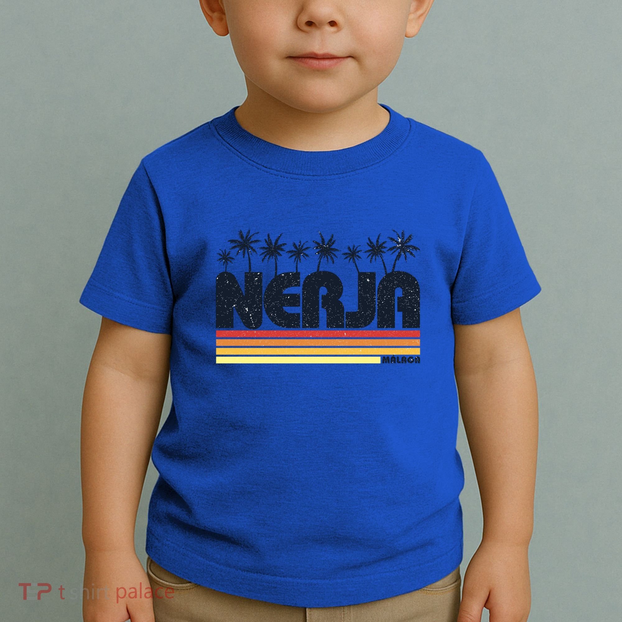 Nerja Malaga Spain Retro Tourism Gift Toddler T-Shirt