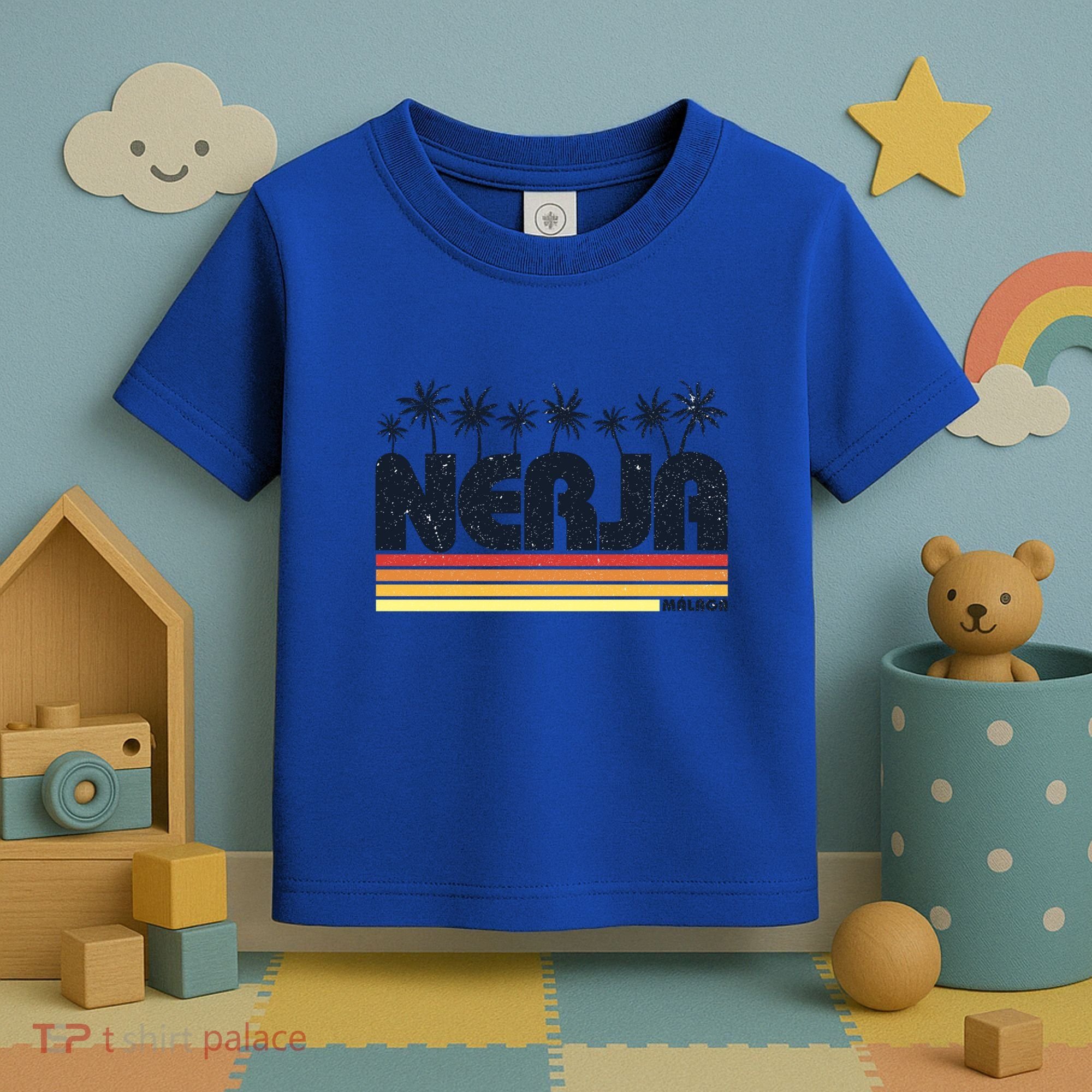 Nerja Malaga Spain Retro Tourism Gift Toddler T-Shirt