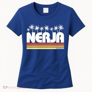 Nerja Malaga Spain Retro Tourism Gift Women's T-Shirt