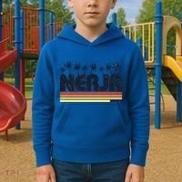 Nerja Malaga Spain Retro Tourism Gift Kids Hoodie thumb 2