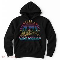 New Mexico State Retro Outdoors & Nm Mountains Hoodie thumb 0
