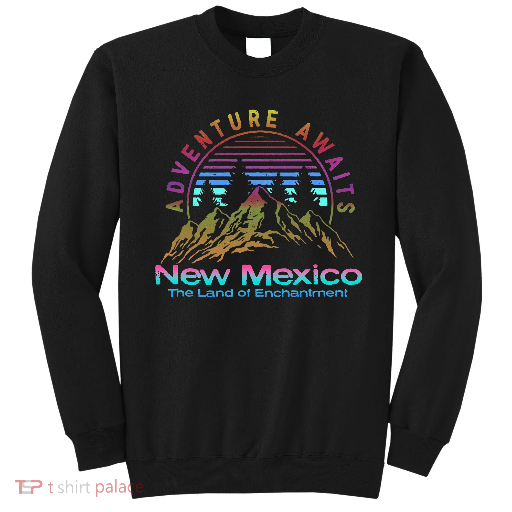 New Mexico State Retro Outdoors & Nm Mountains Sweatshirt