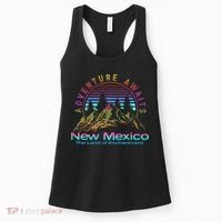 New Mexico State Retro Outdoors & Nm Mountains Women's Tank Top thumb 0