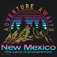 New Mexico State Retro Outdoors & Nm Mountains Baby Bodysuit thumb 2