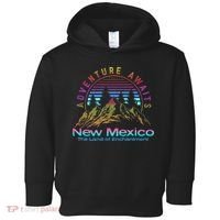 New Mexico State Retro Outdoors & Nm Mountains Toddler Hoodie thumb 0