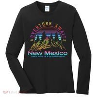 New Mexico State Retro Outdoors & Nm Mountains Women's Long Sleeve Shirt thumb 0