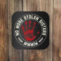 No More Stolen Sisters Mmiw Missing Murdered Indigenous Girl Coaster thumb 0